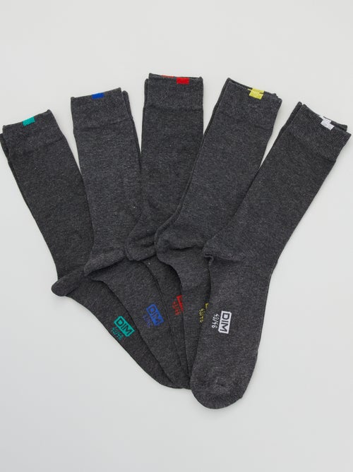Lot de 5 paires de chaussettes 'DIM' - Kiabi