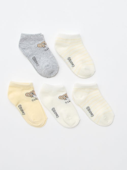 Lot de 5 paires de chaussettes 'Disney' - Kiabi
