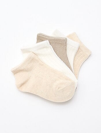 Lot de 5 paires de chaussettes en maille côtelée