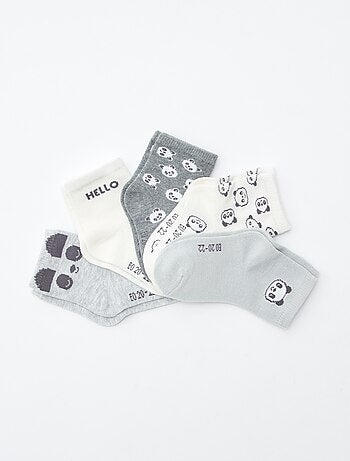 Lot de 5 paires de chaussettes en maille stretch