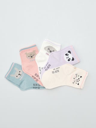 Lot de 5 paires de chaussettes en maille stretch