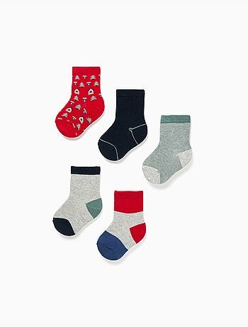 Lot de 5 paires de chaussettes fantaisie