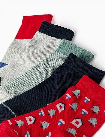 Lot de 5 paires de chaussettes fantaisie