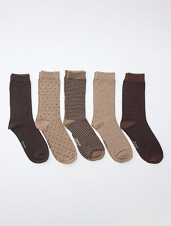 Lot de 5 paires de chaussettes fantaisies
