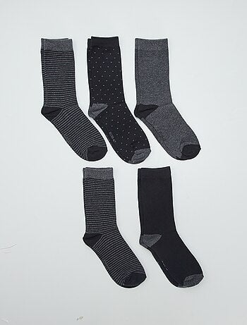 Lot de 5 paires de chaussettes fantaisies