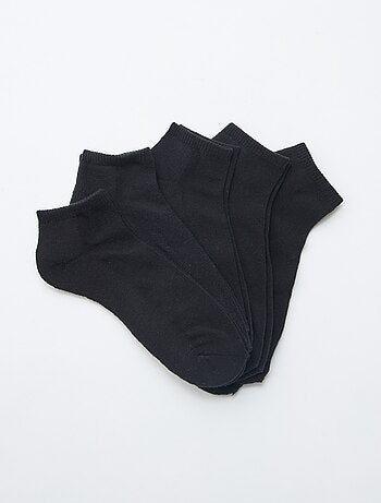 Lot de 5 paires de chaussettes invisibles