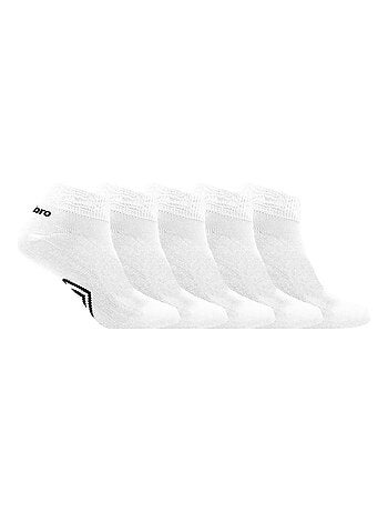 Lot de 5 paires de chaussettes lowcuts homme umbro
