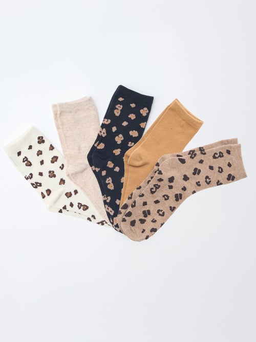 Lot de 5 paires de chaussettes - Kiabi