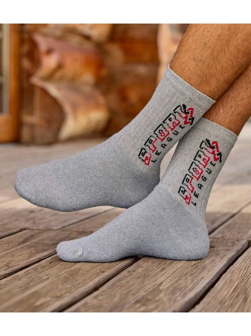 Lot de 5 Paires de Chaussettes Sport   - ATLAS FOR MEN - Kiabi