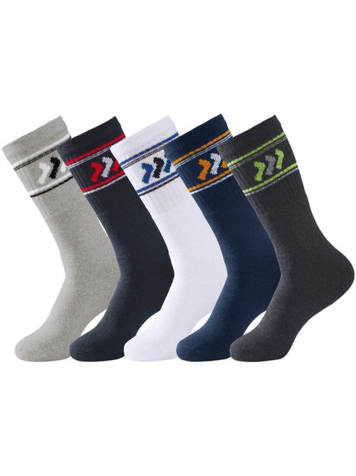 Lot de 5 paires de chaussettes sport - atlas for men - Kiabi Lot de 5 paires de chaussettes sport - atlas for men - Kiabi