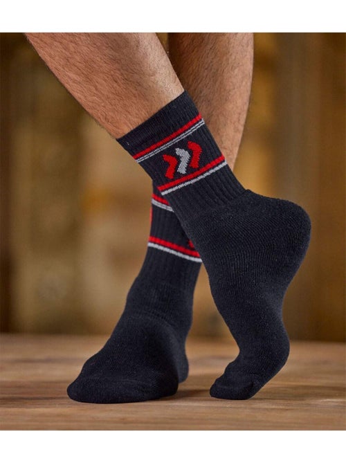 Lot de 5 paires de chaussettes sport - atlas for men - Kiabi Lot de 5 paires de chaussettes sport - atlas for men - Kiabi
