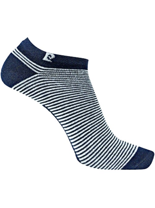 Lot de 5 paires de chaussettes tiges courtes rayées modèle pc 0373 pierre cardin - Kiabi