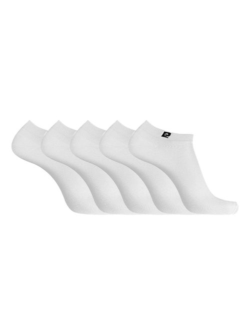 Lot de 5 paires de chaussettes tiges courtes unies modèle pc 0372 pierre cardin - Kiabi Lot de 5 paires de chaussettes tiges courtes unies modèle pc 0372 pierre cardin - Kiabi
