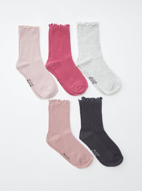 Lot de 5 paires de chaussettes - Kiabi