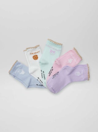 Lot de 5 paires de chaussettes