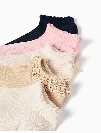 Lot de 5 paires de socquettes mixtes