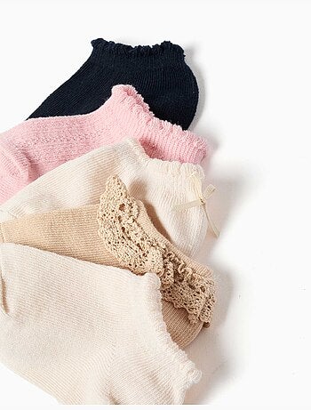 Lot de 5 paires de socquettes mixtes