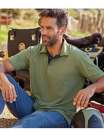 Lot de 5 polos jersey casual - atlas for men