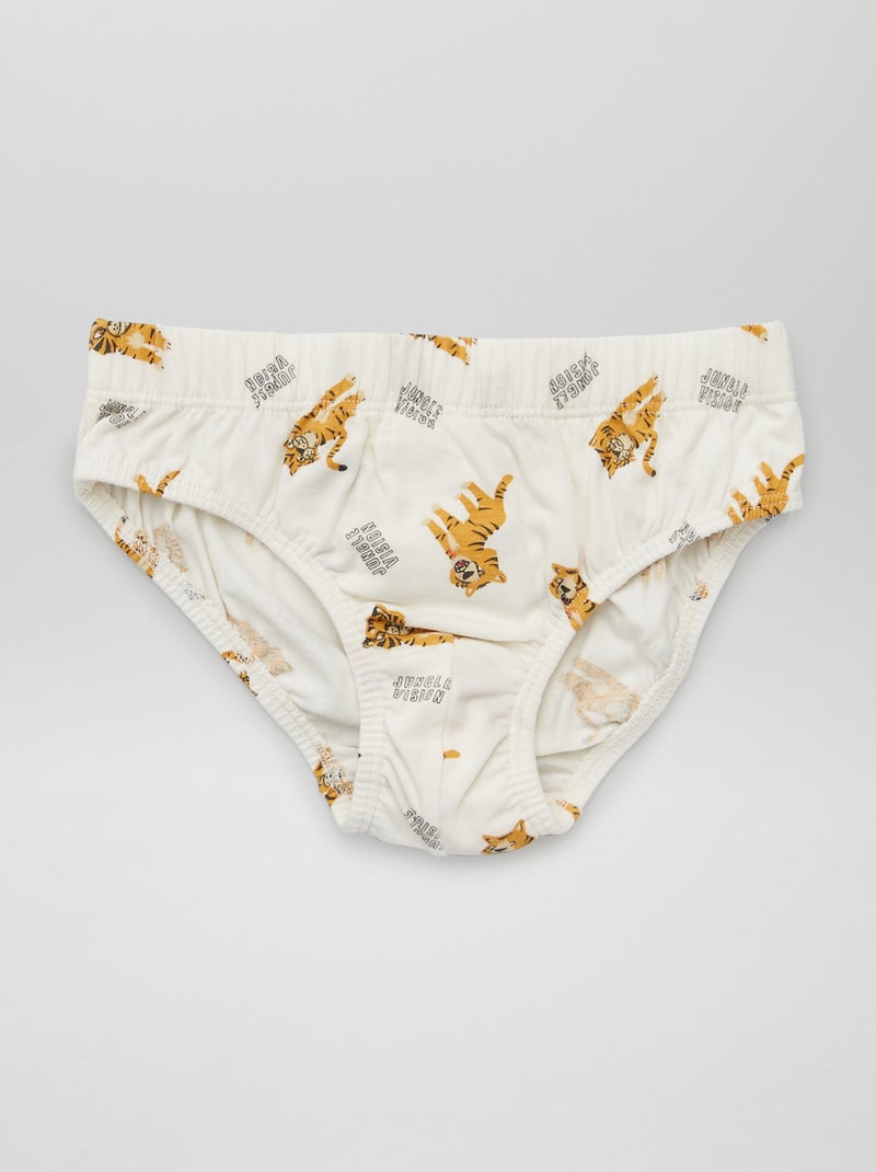 Lot 5 slips coton bleu garçon | La Halle
