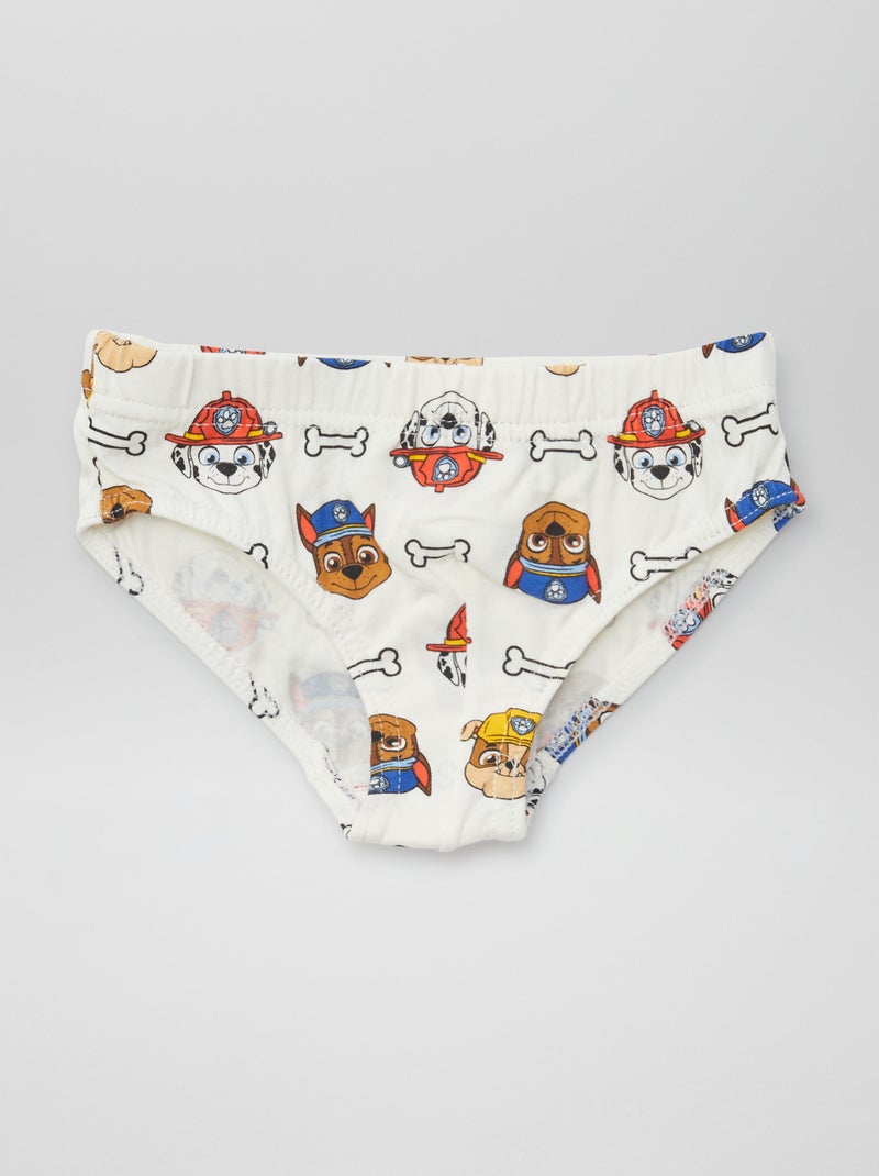 Lot de 5 slips 'Pat Patrouille' Bleu/blanc - Kiabi