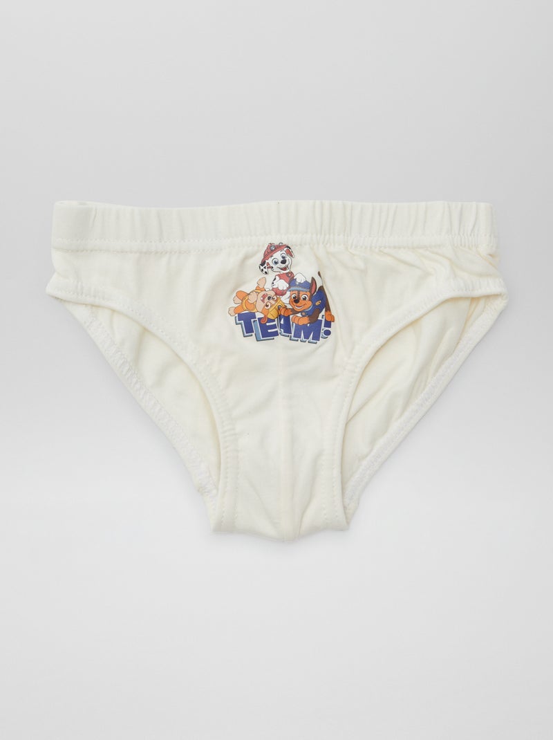 Lot de 5 slips 'Pat Patrouille' Bleu/blanc - Kiabi