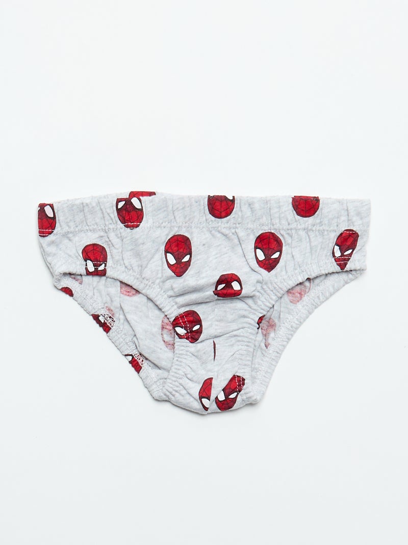 Lot de 5 slips 'Spiderman' Bleu - Kiabi