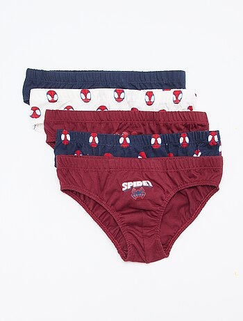 Lot de 5 slips 'Spidey'