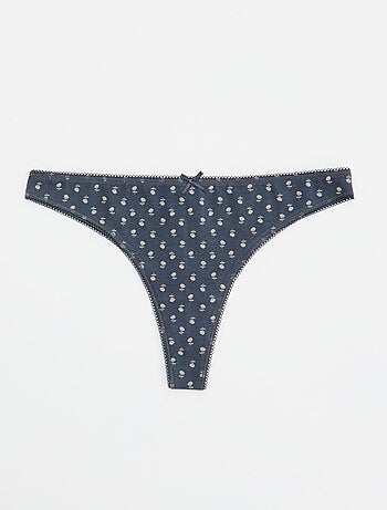 Lot de 5 tangas en coton