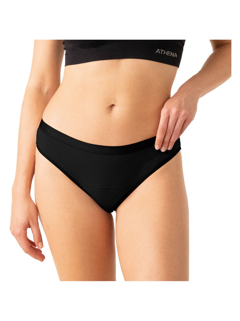 Lot de 5 tangas menstruels femme athena Noir - Kiabi