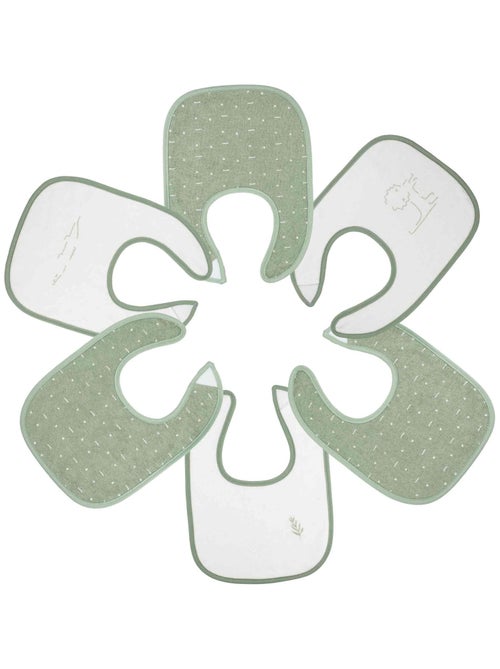 Lot de 6 bavoirs bébé - Kiabi