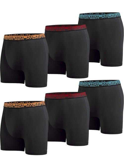 Lot de 6 Boxers - ATLAS FOR MEN - Kiabi