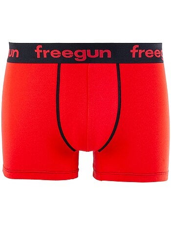 Lot de 6 boxers coton homme uni freegun