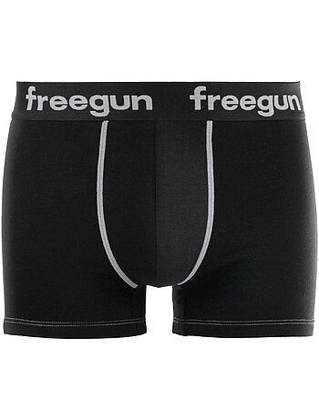Lot de 6 boxers coton homme uni freegun