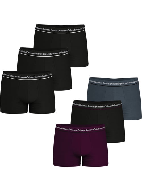 Lot de 6 boxers homme business eminence - Kiabi Lot de 6 boxers homme business eminence - Kiabi