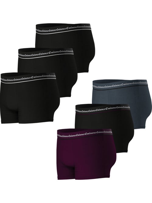 Lot de 6 boxers homme business eminence - Kiabi Lot de 6 boxers homme business eminence - Kiabi