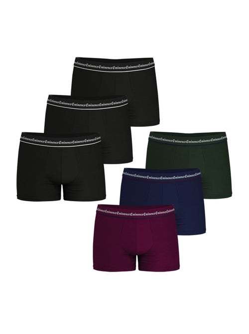 Lot de 6 boxers homme business eminence - Kiabi Lot de 6 boxers homme business eminence - Kiabi