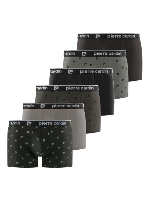 Lot de 6 boxers homme class pierre cardin - Kiabi Lot de 6 boxers homme class pierre cardin - Kiabi