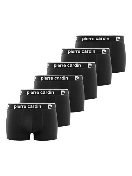 Lot de 6 boxers homme en coton basic pierre cardin - Kiabi Lot de 6 boxers homme en coton basic pierre cardin - Kiabi