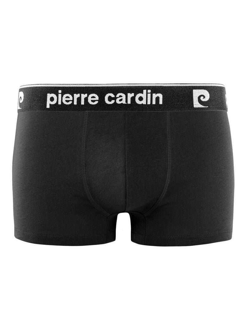 Lot de 6 boxers homme en coton basic pierre cardin Noir - Kiabi