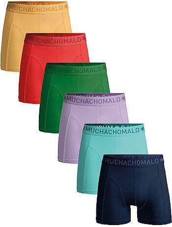 Lot de 6 boxers homme Muchachomalo