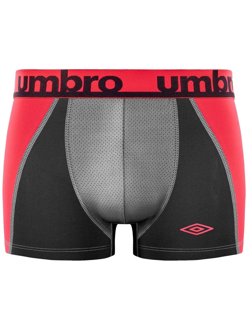 Lot de 6 boxers homme tec umbro Noir - Kiabi