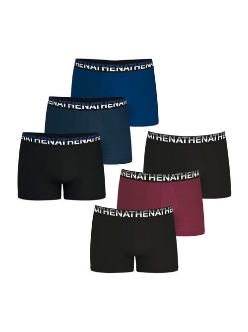 Lot de 6 boxers homme trio essentiel athena - Kiabi Lot de 6 boxers homme trio essentiel athena - Kiabi