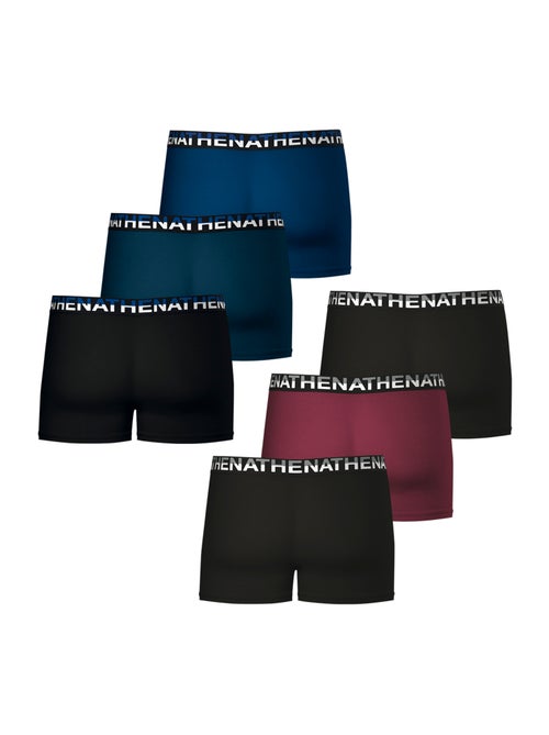 Lot de 6 boxers homme trio essentiel athena - Kiabi Lot de 6 boxers homme trio essentiel athena - Kiabi