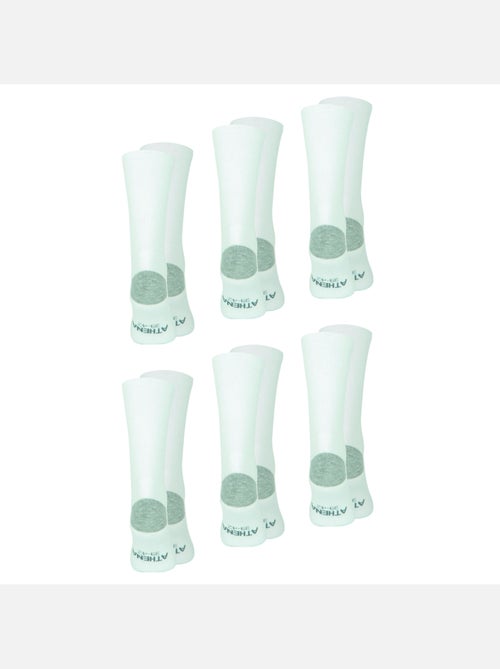 Lot de 6 mi-chaussettes homme ecopack sport athena - Kiabi Lot de 6 mi-chaussettes homme ecopack sport athena - Kiabi