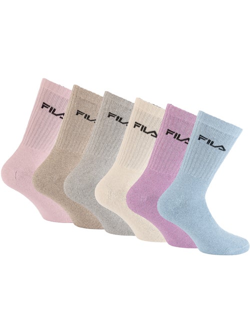 Lot de 6 paires de chaussette tennis homme fila fila - Kiabi