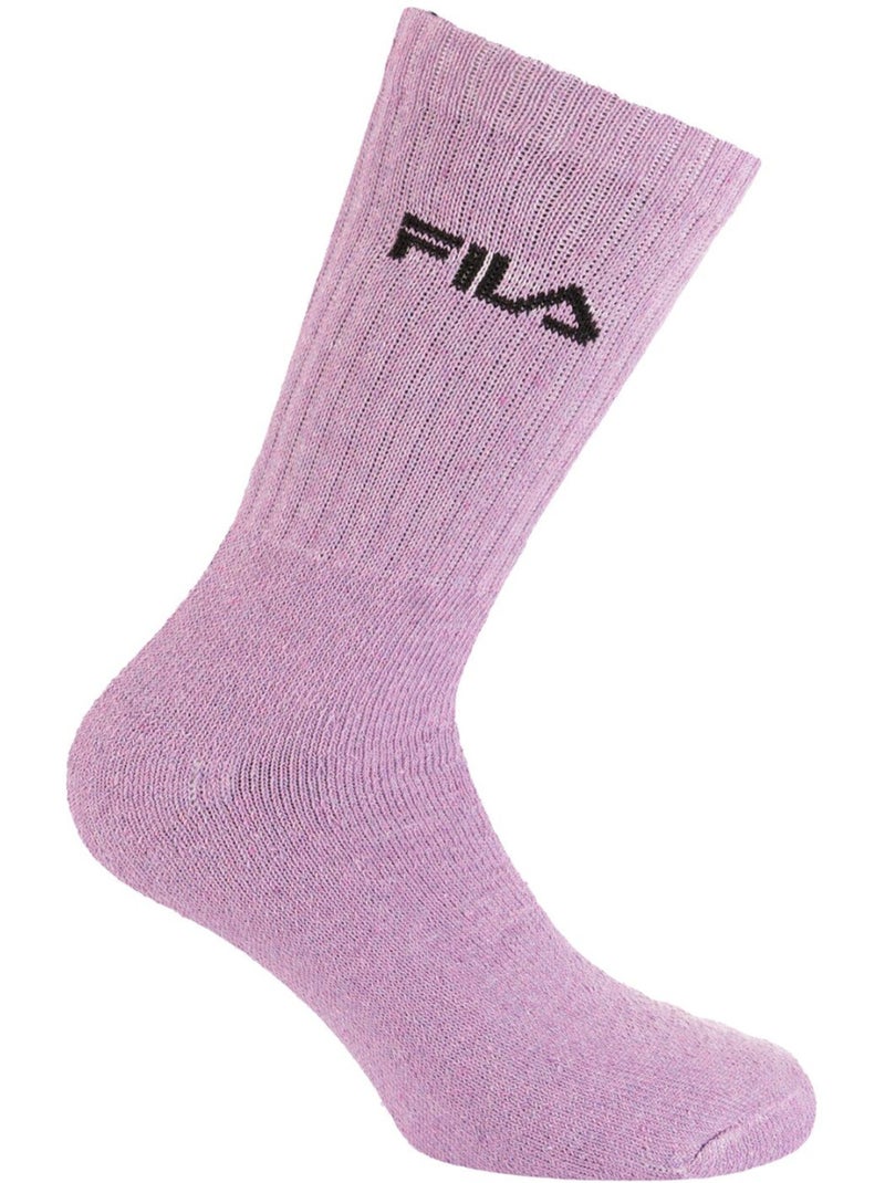 Lot de 6 paires de chaussette tennis homme fila fila Bleu - Kiabi