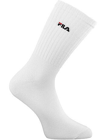 Lot de 6 paires de chaussette tennis homme super bubble fila