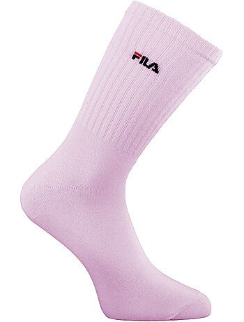 Lot de 6 paires de chaussette tennis homme super bubble fila