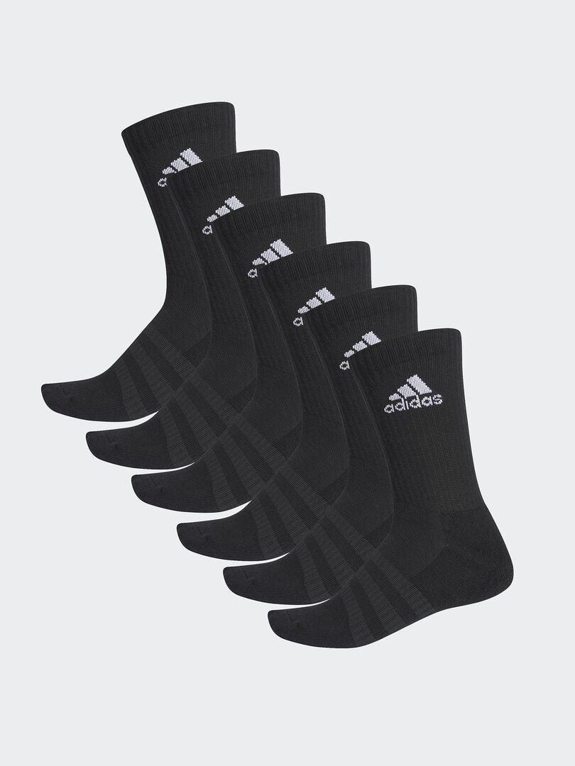 Lot de 6 paires de chaussettes 'adidas' Noir - Kiabi