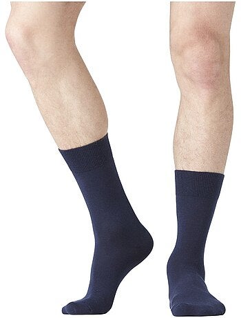 Lot de 6 paires de chaussettes de ville coton homme serge blanco